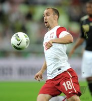 Fussball International EM 2012 - Testspiel :  Adrian Mierzejewski (Polen)