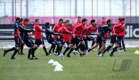 Fussball 1. Bundesliga : Training beim FC Bayern Muenchen