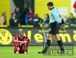 Fussball 1. Bundesliga: Lautern - Bayern, enttaeuschter Basler