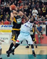 Basketball  1. Bundesliga 2008/2009   Walter Tigers -  Eisbaeren Bremerhaven