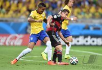 FUSSBALL WM 2014, HALBFINALE: Brasilien - Deutschland