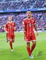 Fussball 1. Bundesliga Saison 17/18: FC Bayern Muenchen - SC Freiburg