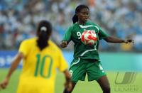 FUSSBALL  Olympia 2008   Vorrunde  Frauen   Nigeria - Brasilien