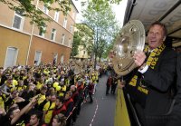 Fussball Deutscher Meister 2010/2011 Borussia Dortmund: Meisterfeier auf dem Borsigplatz