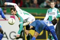 Fussball, 1. Bundesliga: Bremen - Wolfsburg