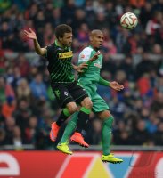 Fussball, 1. Bundesliga  Saison 2014/2015: SV Werder Bremen - Borussia Moenchengladbach