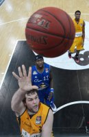 Basketball 1. Bundesliga 2012/2013:  Walter Tigers Tuebingen - Fraport Skyliners Frankfurt
