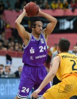 Basketball 1. Bundesliga 14/15 Hauptrunde:  Walter Tigers Tuebingen - BG Goettingen