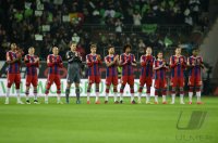 Fussball, 1. Bundesliga  Saison 2014/2015: VfL Wolfsburg - FC Bayern Muenchen