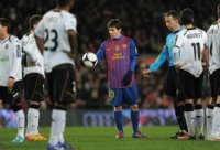 FUSSBALL International  COPA DEL REY  11/12:  Lionel Messi (Barca)