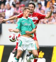 Fussball Ligapokal: Bremen - Bayern