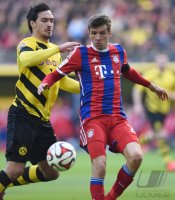 Fussball 1. Bundesliga Saison 14/15: FC Bayern Muenchen - Borussia Dortmund