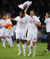 FUSSBALL  International CHL  2009/2010:  ALABA  und  CONTENTO (FC Bayern  Muenchen)