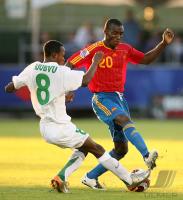 Fussball International  U 20 WM Sambia - Spanien 