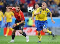 FUSSBALL EURO 2008: Schweden - Spanien