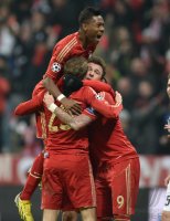 FUSSBALL INTERNATIONAL CHL VIERTELFINALE 12/13: FC Bayern Muenchen - Juventus Turin