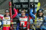 SKI   Weltcup  Super G Aspen Damen Siegerehrung