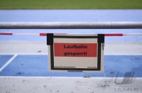 Schmuckbild, Laufban im SV 03 Stadion