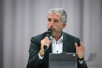 Streitgespraech OB Boris Palmer und AfD Landesvorsitzender Markus Frohnmaier in Tuebingen