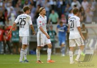 Fussball 1. Bundesliga : Thomas Mueller, Anatoliy Tymoshchuk , Anatoli Timoschtschuk , Philipp Lahm (v. li., FC Bayern Muenchen)