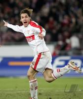Fussball 1. Bundesliga: VfB Stuttgart - FSV Mainz 05, Jubel.
