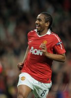Fussball CHL  Saison 2010/2011:  JUBEL Anderson (Manchester United FC)