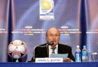 Fussball International  Club WM  Pressekonferenz FIFA Praesident Joseph S. Blatter