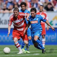 Fussball 1. Bundesliga 2008/2009  TSG 1899 Hoffenheim - FC Bayern Muenchen