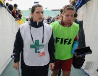 Fussball Frauen FIFA U 17  WM  2008  Daenmark - Kolumbien