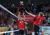 Volleyball  1. Bundesliga  14/15 Playoffs:  TV Rottenburg - SWD powervolleys Dueren