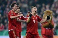 FUSSBALL DFB POKAL  Saison 2012/2013:  FC Bayern Muenchen - Borussia Dortmund