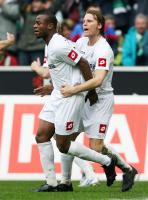 Fussball 1. Bundesliga: Moenchengladbach - Dortmund, Jubel BMG