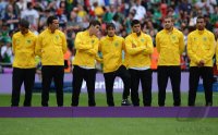 FUSSBALL Olympia 2012 FINALE: Enttaeuschung bei Brasilien