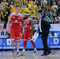 Basketball 1. Bundesliga 13/14:  Walter Tigers Tuebingen - FC Bayern Muenchen