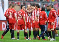 Fussball 1. Bundesliga: FC Bayern Muenchen JUBEL