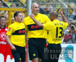 Fussball 1. Bundesliga: Dortmund - Nuernberg, Jubel BVB