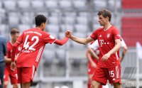 Fussball 1. Bundesliga Saison 19/20: FC Bayern Muenchen - SC Freiburg