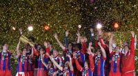 Fussball Pokalfinale 13/14: TEAMJUBEL FC Bayern Muenchen