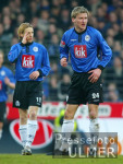 Fussball 1. Bundesliga: Bielefeld - Stuttgart, Bielefeld enttaeuscht
