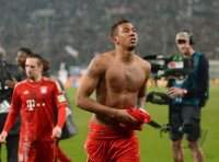 FUSSBALL  DFB POKAL SAISON  11/12  HALBFINALE: JUBEL FC Bayern Muenchen