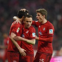 Fussball 1. Bundesliga Saison 15/16: FC Bayern Muenchen - FC Ingolstadt