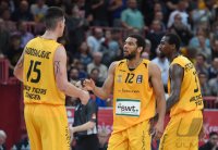 Basketball 1. Bundesliga 15/16 Hauptrunde: Walter Tigers Tuebingen - Brose Baskets Bamberg