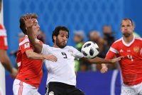 FUSSBALL WM 2018 Vorrunde Russland -  Aegypten
