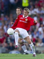 Fussball Champions League Finale 1999: David Beckham (Manchester United FC)