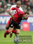 Fussball 1. Bundesliga: Leverkusen - Freiburg, Zweikampf