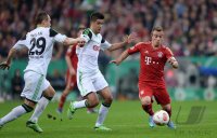 FUSSBALL DFB POKAL  Saison 2012/2013:  FC Bayern Muenchen - VfL Wolfsburg