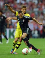 Fussball 1. Bundesliga, Supercup: FC Bayern Muenchen - Borussia Dortmund