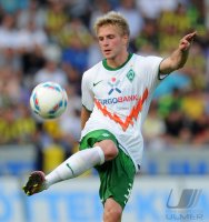 Fussball Testspiel, Saison 2011/2012: SV Werder Bremen, TRINKS am Ball