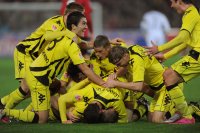 Fussball 1. Bundesliga  Saison 2010/2011:  SC Freiburg - Borussia Dortmund