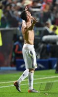 Fussball Champions League Finale 2014: JUBEL Cristiano Ronaldo (Real Madrid)